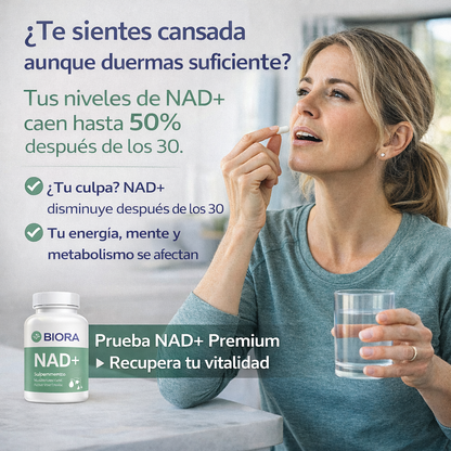 NAD+ Premium - Rejuvenece Tu Energía Celular y Recupera Tu Vitalidad