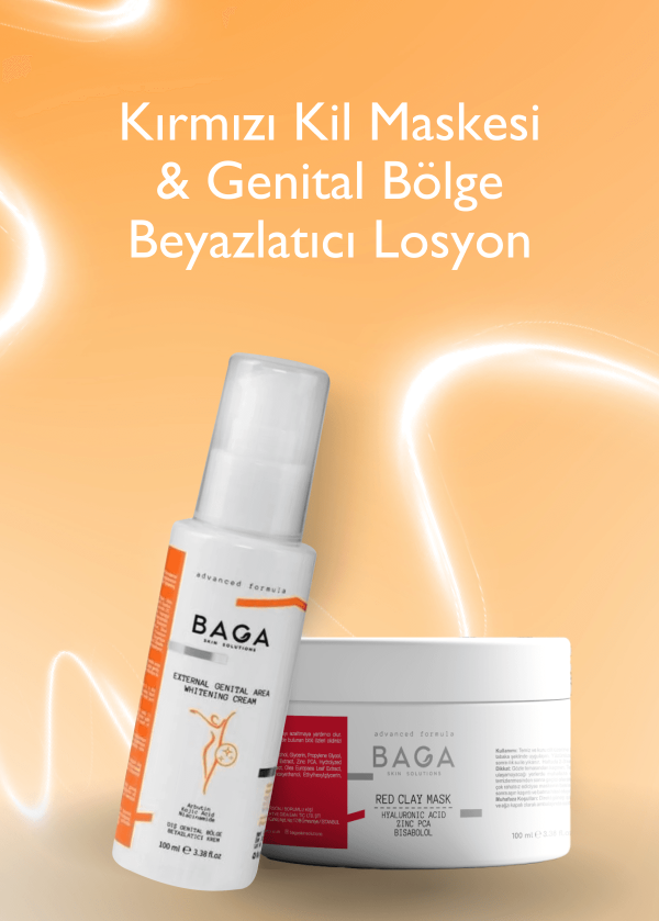 Kırmızı Kil Maskesi & Genital Bölge Beyazlatıcı Losyon