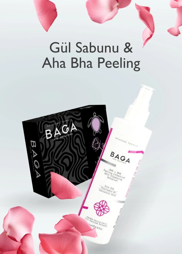 Baga Gül Sabun & Aha+Bha Solüsyonu Set