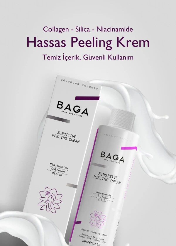 Baga Aydınlatıcı,Yoğun Nemlendirici Peeling Krem 200 Ml